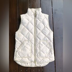 J.Crew Vest. Cream. Size XS. Very good condition!
